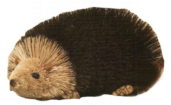 Brushart BRUSH52 Hedgehog Brown 10 inch