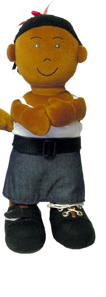 Etni African-American Fastening Doll-Girl