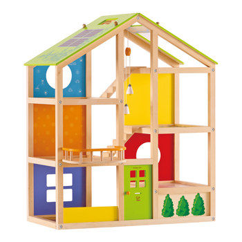 HaPe Toys E3400 All Season House -unfurnished DS - 3Y plus