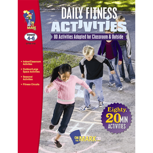 On The Mark Press OTM410 Daily Fitness Activities Gr. 4-6