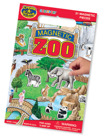Create-A-Scene Magnetic Playset On the Go Patch Products 7117