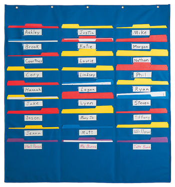 Patch Products 747 Pocket Chart - Organization Center
