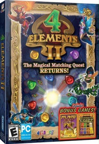 Encore Software 267604 4 Elements II with Bonus Atlantis Quest & Brickshooter Egypt