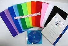 arts education IDEAS SCID36R 36&apos;&apos; Children&apos;s Individual Activity Rainbow Scarf Kit
