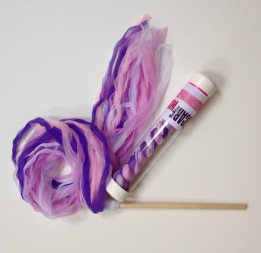 arts education IDEAS SCIDWANDL Children&apos;s PINK Activity Scarf Wand