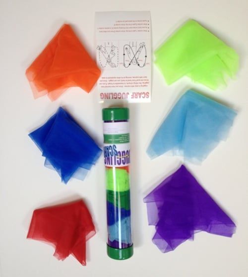 arts education IDEAS SCIDJK 18&apos;&apos; x 18&apos;&apos; Juggling Scarf Kit