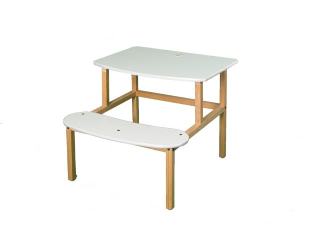 Wild Zoo Furniture s-d wht-wht-wz Student Desk - White-White
