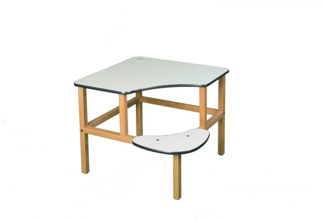 Wild Zoo Furniture s-d wht-grn-wz Student Desk - White-Green