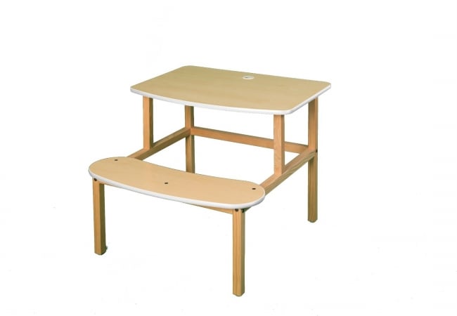 Wild Zoo Furniture s-d mpl-wht-wz Student Desk - Maple-White