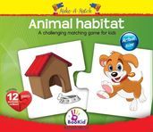 BooKid 7290105889034 Make a Match Puzzles Animal Habitat