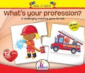 BooKid 7290105889058 Make a Match Puzzles Whats your Profession?