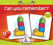 BooKid 72901058890140 Make a Match Puzzles Can you Remember?