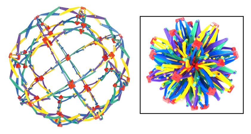 John N Hansen Company Inc M1301 Rainbow Hoberman Mini Sphere