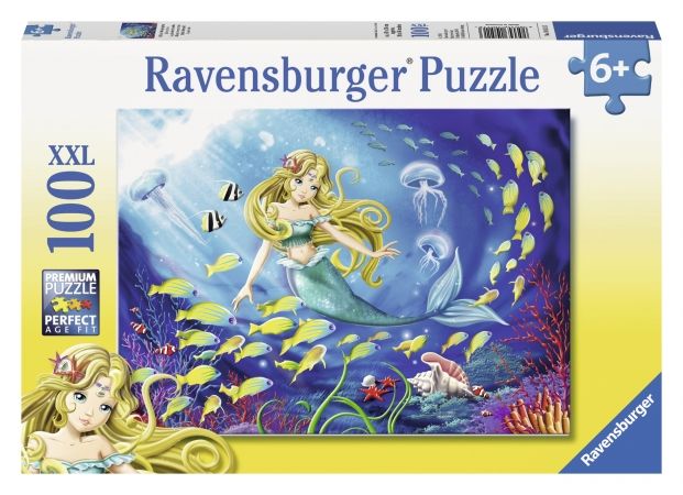 Ravensburger Usa Inc 10511 19.5 in. X 14.25 in. Little Mermaid Puzzle 100 Piece