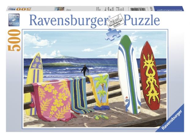 Ravensburger Usa Inc 14214 19.5 in. X 14.25 in. Hang Loose Puzzle 500 Pieces