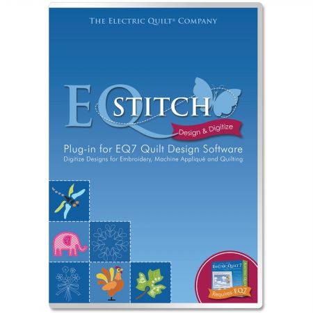 Electric Quilt A-STITCH EQStitch Embroidery Software -Plug-In For EQ7-