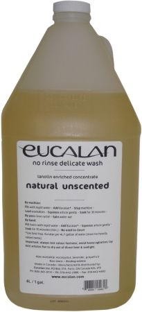 Eucalan 45462 Eucalan Fine Fabric Wash 1gal-Unscented