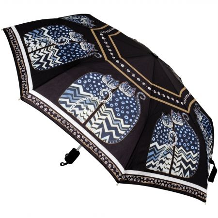 Compact Umbrella 42&apos;&apos; Canopy Auto Open/Close-Polka Dot Cats