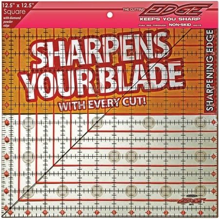 The Cutting EDGE Clear Ruler-12-1/2&apos;&apos;X12-1/2&apos;&apos;