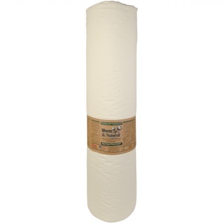 Warm & Natural Cotton Batting By-The-Yard-King Size 124&apos;&apos;X30yd FOB: MI Pack Of 30