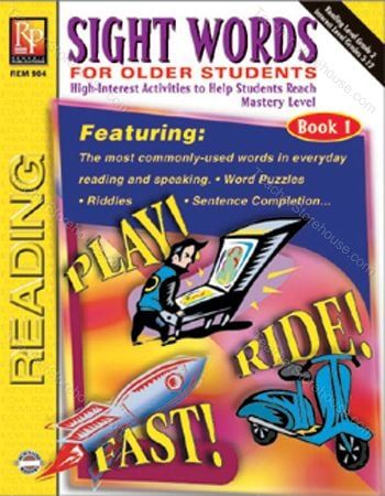 Sight Words For Older Students Book 1