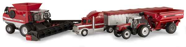 B2breplicas ERT16260 Massey Ferguson Harvesting Playset
