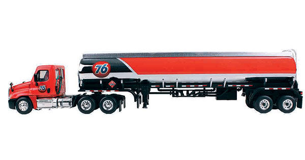 B2breplicas FIR60-0279 Freightliner Cascadia With 42 Ft. Fuel Tank Trailer