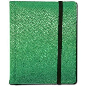 Vision3 Games LGNBN4DHG Dragon Hide 4 Pocket Binder � Green