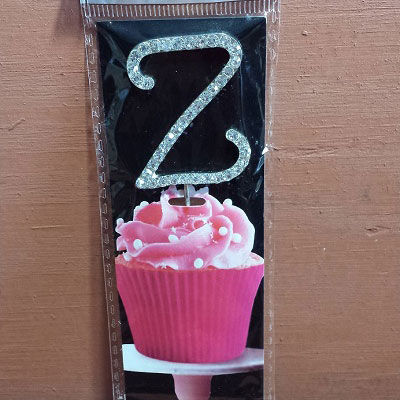 De Yi Enterprise 33016-Z Cupcake Monogram Toppers - Z
