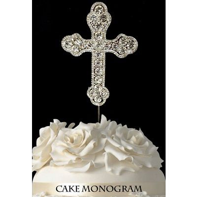 De Yi Enterprise 33014-CR Monogram Cake Toppers - Sweet Sixteen - Silver