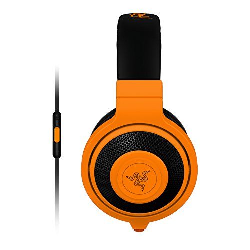 Razer USA RZ04-01400400-R3U1 Kraken Mobile Analog Music & Gaming Headset - Neon Orange