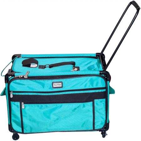 Tutto 9228XXL-TUR Machine On Wheels Case - Turquoise