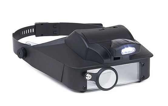Carson Optical LV-10 Lumi Visor LED Lighted Adjustable Head Visor Magnifier