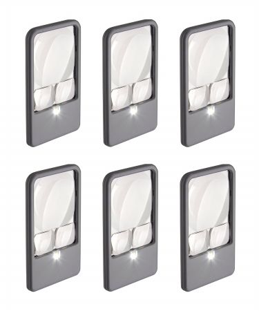 Carson Optical PM-33MU Multi-Power LED Lighted Pocket Magnifiers