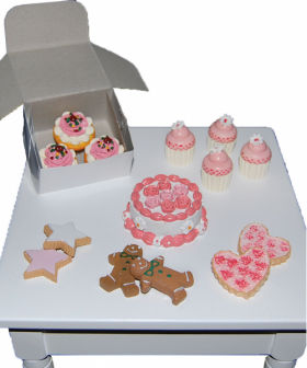 The Queens Treasures AG-PARTY American Bakery Party Collection Set of Cookies&#44; Cupcakes&#44; Muffins