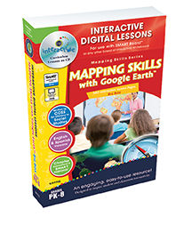 Classroom Complete Press CC7773 Mapping Skills With Google Earth Big Box - Paul Bramley