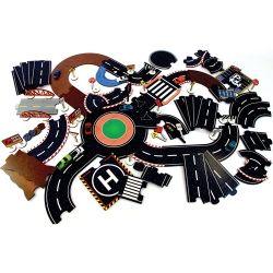 Platapilla USA PPAFL065 Tuzzles Super Roadway Set