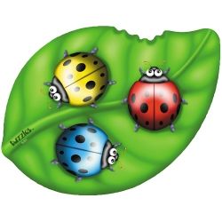 Platapilla USA PPAS001 Ladybirds On A Leaf Shaped Puzzle