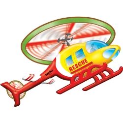 Platapilla USA PPATP016 Rescue Helicopter Floor Puzzle