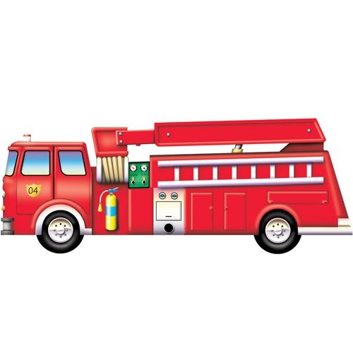Platapilla USA PPATP018 Fire Engine Floor Puzzle