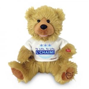 PBC International G1074 Noah L-Chaim Bear Plush Toy