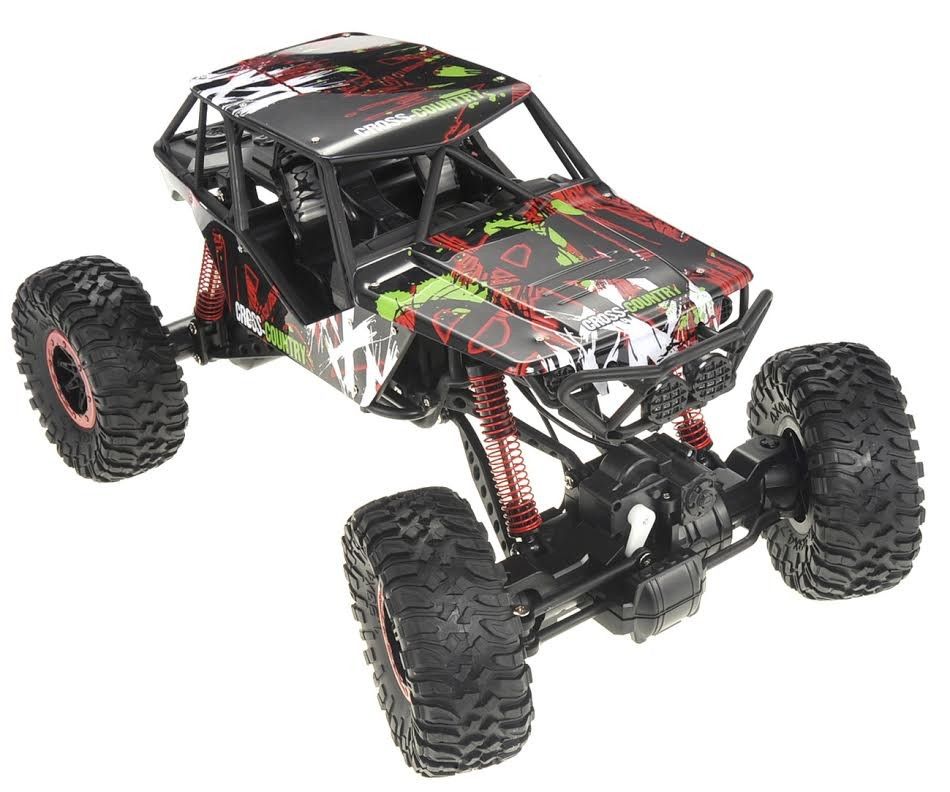 AZ Import MC001 Red 1-10 2.4G 4WD Rally Rock Crawler Car&#44; Red