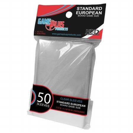 Games Plus Products GPS96703 59 x 92 mm Standard European Sleeves&#44; Pack of 50