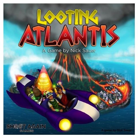 Shoot Again Games SAGLA001 Looting Atlantis-A Game by Nick Sauer