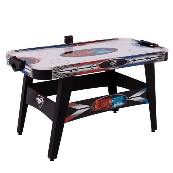 Triumph Sports USA 45-6060W 54 in. Fire N Ice LED Air-Powered Hockey Game Table