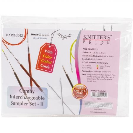 Knitters Pride KP800193 Comby Interchangeable Sampler&#44; Set of 3