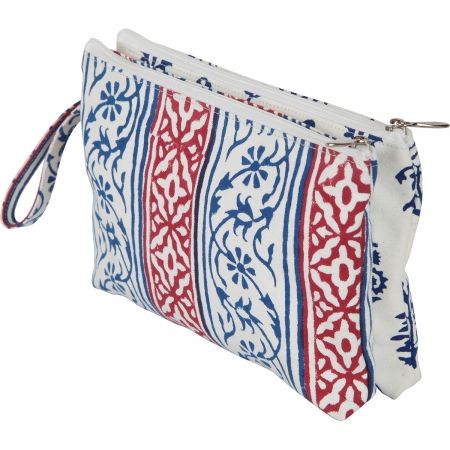 Knitters Pride KP810071 Radiance Full Fabric Double Zipper Pouch&#44; Small