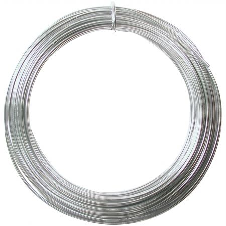 Beadsmith DA26-02 Aluminum Wire 12 Gauge 39 Coil&#44; Silver