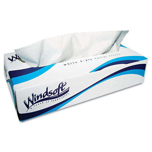 Facial Tissue in Pop-Up Box, 100/Box, 6 Boxes/Pack