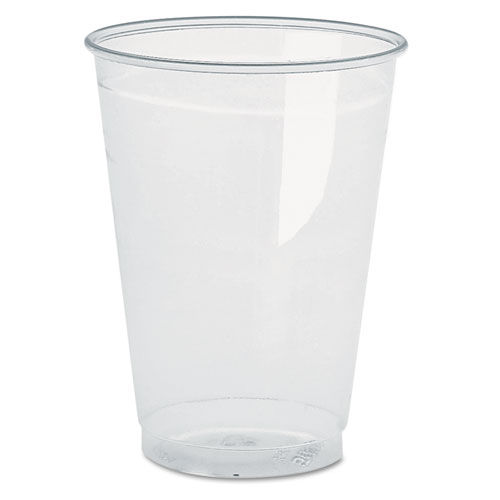 Clear Plastic PETE Cups, 16oz, 70/Bag, 10 Bags/Carton